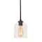 Afx William 6" Pendant - Black WMMP06MBBK - alternate 1